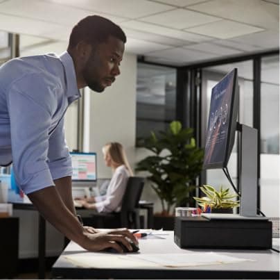 HP Pro 400 Business Mini Computer Desktop, Intel Performance Processor, Ultra-Quiet Design, 32GB RAM, 1TB PCIe SSD, Dual 4K Display Support, USB-C + Wi-Fi 6, Keyboard & Mouse, Windows 11 — view 5