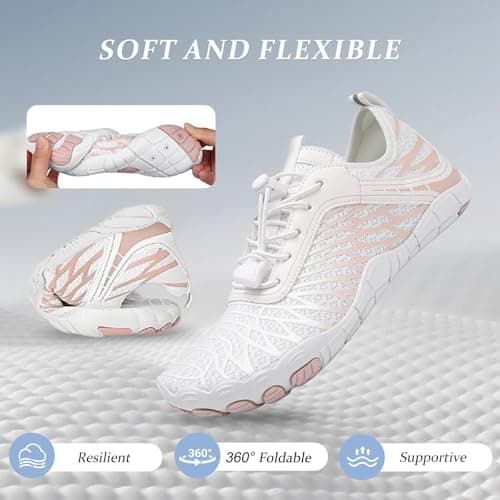 Barefoot Shoes for Women & Men, Grounded Walking Hiking Barefoot Shoes, Wide Toe Box Non-Slip Water Athletic Footwear, Comfortable Vitality Barefoot Footwear, Trail Running Sneakers Unisex. — view 5