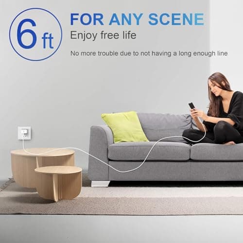 iPhone 14 13 12 Charger Fast Charging 20W USB C Wall Charger with 6FT Cable — view 8
