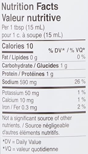 Kikkoman Less Sodium Soy Sauce - All Purpose Seasoning - Traditionally Brewed Less Sodium Soy Sauce with the Same Great Flavor - 296 mL