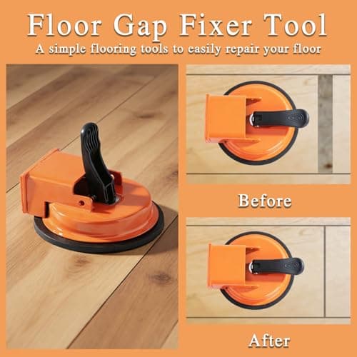 Floor Gap Fixer Tool, Laminate Flooring Tools Floor Gap Fixer, Heavy Duty Floor Gap Tool for Laminate Wood Flooring Gap Repair & Installation Hjpzrui — view 4