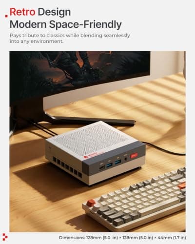ACEMAGIC X3 Mini Gaming PC Ryzen 7 H 255 Radeon 780M 16GB 1TB Windows11 Pro — view 2
