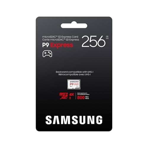 Samsung P9 Express microSD Express Card, 256GB microSDXC Memory Card, Up to 800 MB/s, for Nintendo-Switch ™ 2, (MB MK256T/AM) — view 2