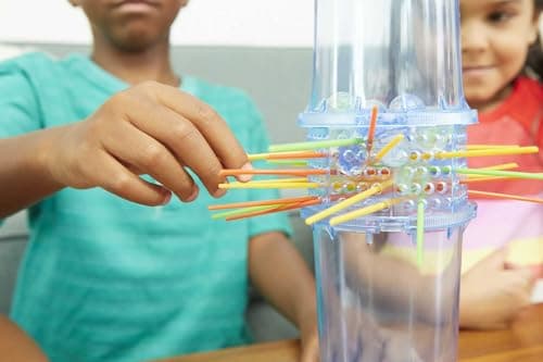 Mattel KerPlunk Kids Game, Easy-to-Learn Family Game for 2 to 4 Players, Don't Let The Marbles Fall — view 3