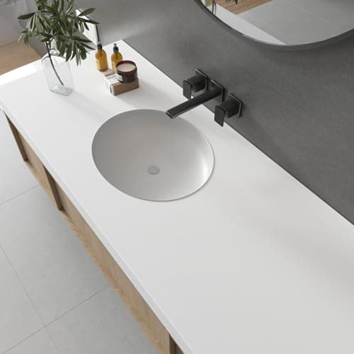 VaryPaper 32" x 118" Extra Wide Matte White Wallpaper Peel and Stick Countertops White Contact Paper for Cabinets Furniture Vinyl Wrap Waterproof Removable Adhesive Solid Color Wall Paper for Bedroom — view 3