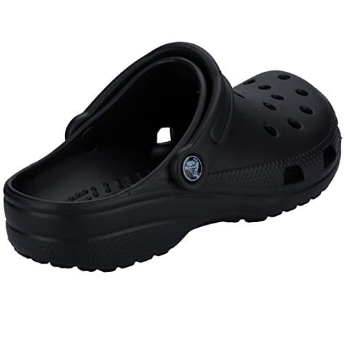 Crocs Unisex-Adult Classic Clogs, Black, 10 Men/12 Women — view 3