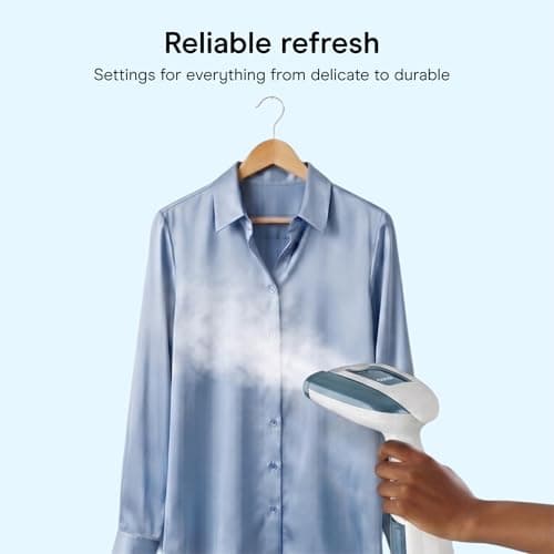 Conair Handheld Garment Steamer for Clothes, Turbo ExtremeSteam 1875W Fabric Clothes Steamers, Hand Steamer for Clothes, Portable Handheld Garment Steamers for Clothes, Handheld Steamer, Blue — view 4