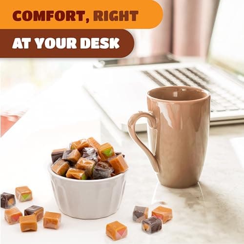 Caramel Candy Mix, Filled Creamy Caramels Individually Wrapped - 1 Lb Pack — view 3