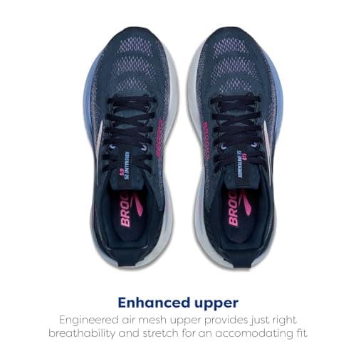 Brooks Women’s Adrenaline GTS 25 Supportive Running & Walking Shoe - Spellbound/Blazing Bell/Pink - 9 Medium — view 3