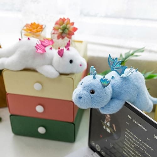 PEACH CAT Dragon Plush Cute Dragon Stuffed Animal Small Plushies Toys Gifts for Kids Blue — view 4