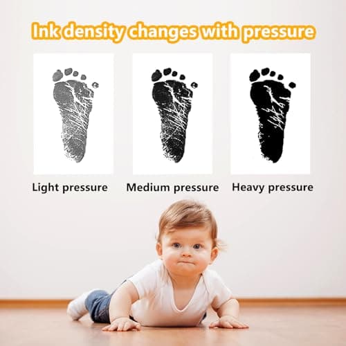 4-Pack Baby Inkless Hand and Footprint Kit Paw Nose Print Kit for Dogs Cats Pets Clean Touch Ink Pad for Baby Pets Newborn Keepsake Mess-Free Ink Pad — view 7