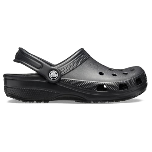 Crocs Unisex-Adult Classic Clogs, Black, 10 Men/12 Women — view 6