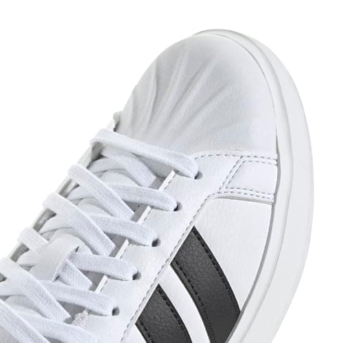 adidas Women's Streetalk, White/Black/Gold Metallic, 8 — view 5