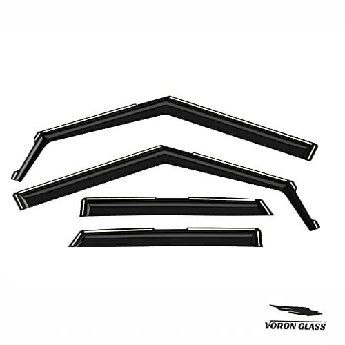 Voron Glass in-Channel Extra Durable Rain Guards for Chevrolet (Chevy) Trailblazer 2021-2026, Window Deflectors, Vent Window Visors, 4 Pieces - 200417 — view 6