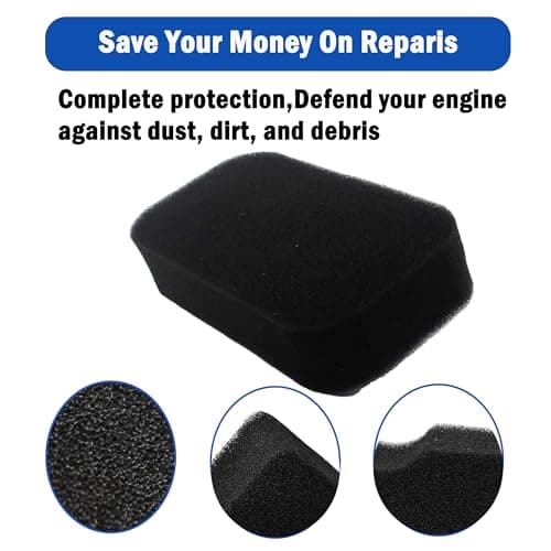 Air Filter Element Compatible with Champion 3400 3500 3550 3650 4000 4375 4450 4650 Watts 5.5HP-7.5HP Generator Air Filter, for Sportsman Gen4000DF Dual Fuel Generator 4509100320(2PCS) — view 2