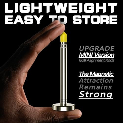 ONHAWKS Golf Alignment Rods - Club Alignment Sticks with Telescopic Magnetic Corrector Trainer Aid Tools Help Visualize and Align Your Golf Shots Club,Swing Aim Practice Accessories Golf Gifts — view 2
