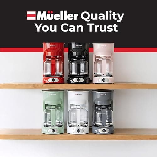 MUELLER HOME 12-Cup White Coffee Maker — view 8