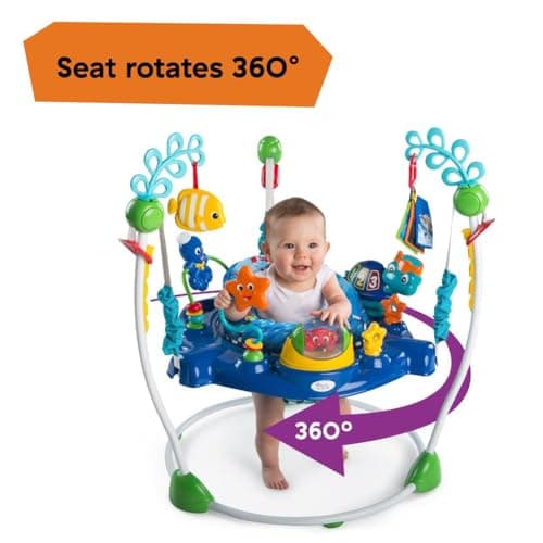 Baby Einstein Neptune's Ocean Discovery Activity Baby Jumper Activity Center, Ages 6 months +, Max weight 25 lbs., Unisex — view 3