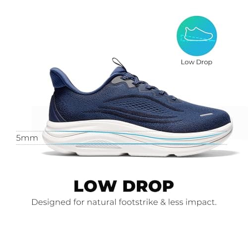 ALLSWIFIT Men's Slip On Wide Toe Box Walking Shoes Hands-Free Barefoot Cushion Running Tennis Arch Support Gym Workout Athletic Fashion Sneakers StediCloud,Size 13,Blue,SARS26002M — view 8