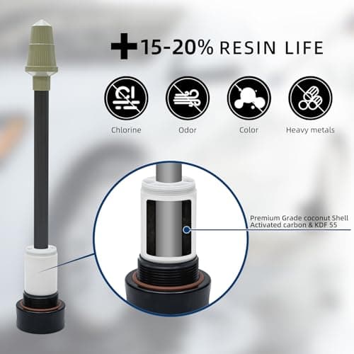 Filterelated Deionized Water System with 10L Resin & Built-in Heavy Metal Filter, Extends Resin Life by 15%, for Spot-Free Rinsing of Cars, RVs, Motorcycles, Solar Panels, Windows, Boats — view 2