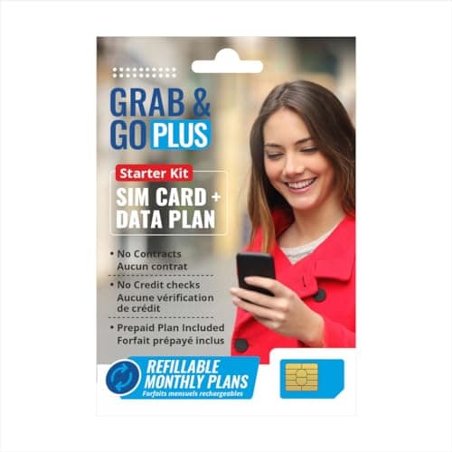 Koodo Mobile 4G LTE Prepaid 40$ SIM Card Starter Kit - Unlimited Talk Canada + 30 GB (4G Network) | 1 Month Prepaid Service Incl. | Pay as You go | Canada — view 5