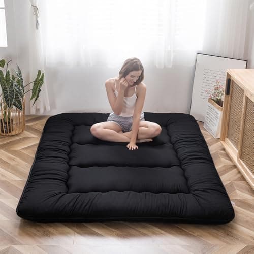 MAXYOYO Japanese Floor Mattress 4" Thick Full Size Foldable Futon Mattress — view 5