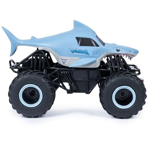 Monster Jam, Official Megalodon Remote Control Monster Truck, 1:24 Scale, 2.4 GHz, for Ages 4 and Up — view 3