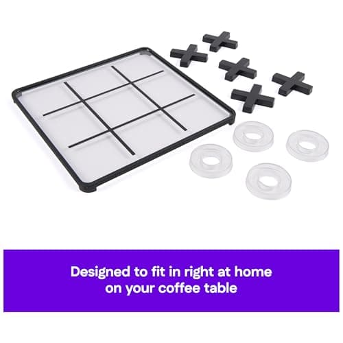 Spin Master Games, Cardinal Classics Tic Tac Toe, Classic Board Game, Modern Coffee Table Décor, 2 Players, for Ages 5 & Up — view 4