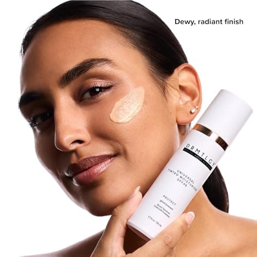 DRMTLGY Universal Tinted Moisturizer SPF 46 – Hydrating Dewy Tinted Sunscreen for Face with Zinc Oxide & Octinoxate – Niacinamide & Hyaluronic Acid – Broad Spectrum Lightweight Daily SPF, 1.7 oz — view 2