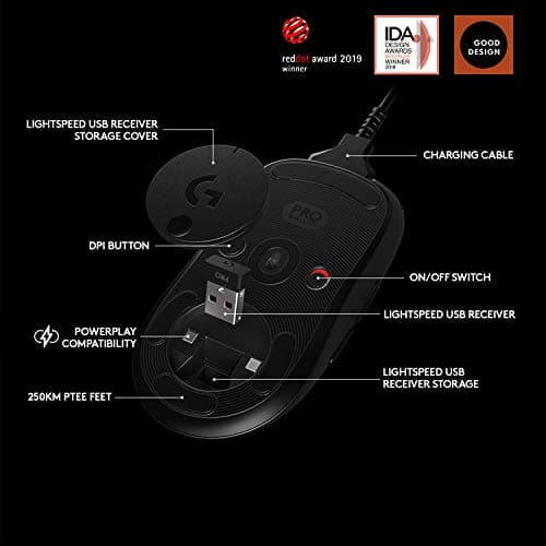 Logitech G Pro Wireless Gaming Mouse with Esports Grade Performance — view 4