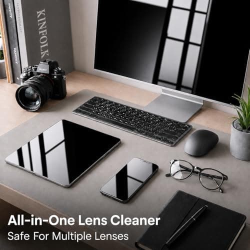 EVEO Eyeglass Cleaner Spray - Glasses Cleaner No Streaks Technology & Microfiber Cleaning Cloth - Glasses Cleaning Kit, Eye Glass Cleaners Spray Lens Cleaner - Screen & Eye Glasses Kit (2 Pack) — view 5
