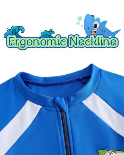 DivingBirds Boys One Piece Swimsuit, Quick-Dry Swimming Costume UV Protection for Kids 7-8 Years — view 2