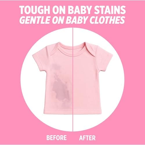 OxiClean All-Purpose Baby Enzyme Stain Remover Powder for Cloth Diapers, Bedding, Blankets, and Upholstery - Colour Safe, Chlorine Bleach, Fragrance Free, 1.36 kg — view 3