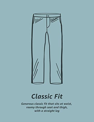 Amazon Essentials Men's Classic-Fit Wrinkle-Resistant Pleated Chino Pant, Olive, 40W x 30L — view 7