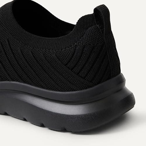 Amazon Essentials Men's Slip-On Walking Shoes, Black/Black, 13 — view 5