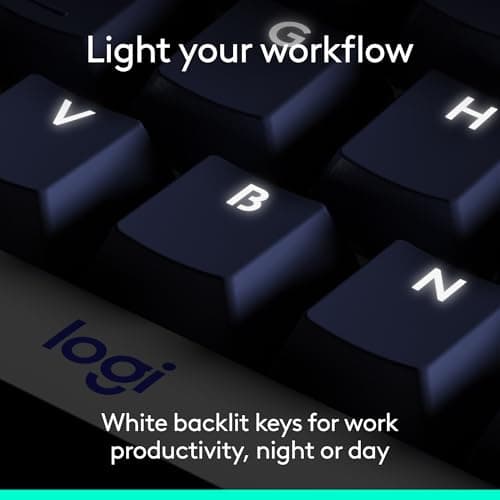 Logitech Alto Keys K98M Wireless Mechanical Clicky Keyboard, Customizable Keyboard with Vibration Absorbing Gasket, Backlit Keys, Bluetooth, USB-C Charging, for PC, Mac, Laptops - Graphite — view 3