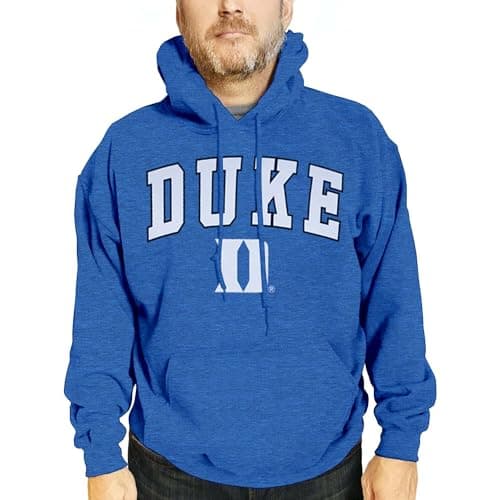 Duke Blue Devils Arch & Logo Gameday Hoodie - Royal Heather Large