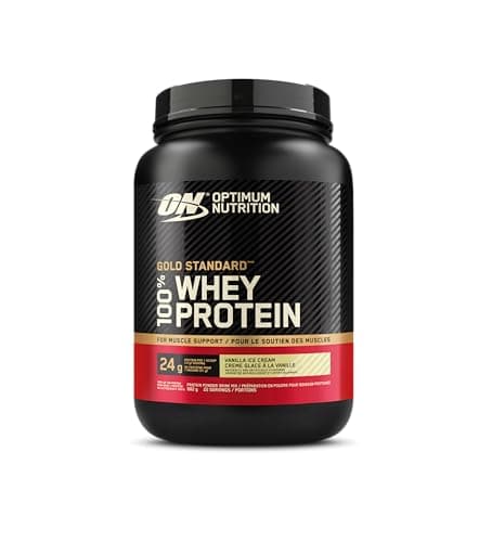 Optimum Nutrition Gold Standard 100% Whey Protein Powder, 670g - Vanilla Ice Cream - 22 servings (packaging may vary)