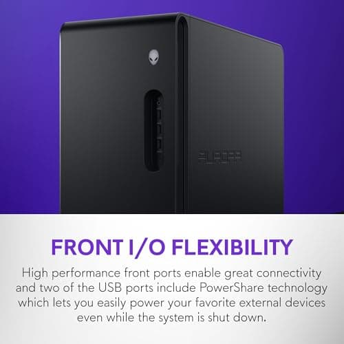Alienware Aurora Gaming Desktop, RTX 5070, Intel Core Ultra 7 265F — view 8