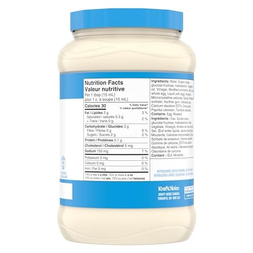 Miracle Whip Original Spread, Calorie Wise