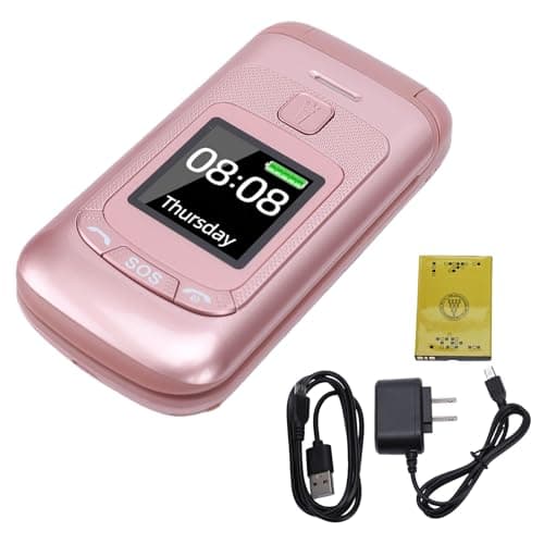 EBTOOLS Flip Phone Unlocked, 2G GSM Dual SIM Cell Phone with 2.4 Inch Main Screen, 1.4 Inch External Display, Loud Speaker, Large Keys, SOS, Camera, FM Radio, for Seniors and Kids (US) — view 5