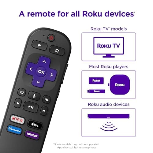 Roku Voice Remote, Replacement TV Remote Control — view 2