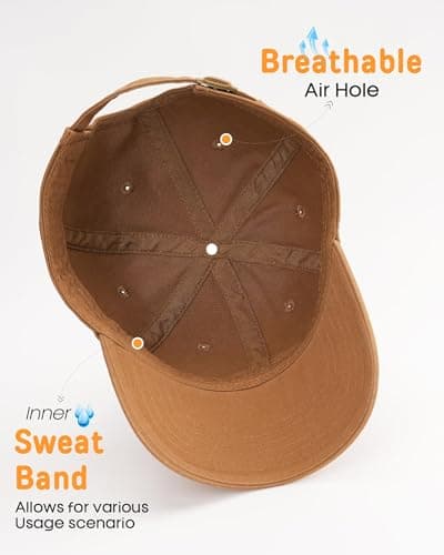 FURTALK Toddler Baseball Hat Kids Boys Girls Adjustable Washed Cotton Baseball Cap — view 6
