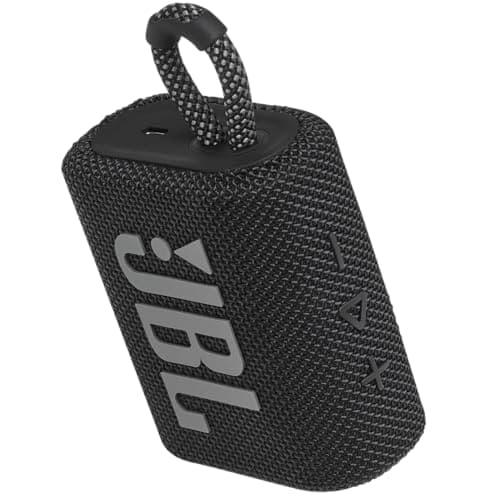 JBL Go 3 - Portable Mini Bluetooth Speaker, big audio and punchy bass, IP67 waterproof and dustproof, 5 hours of playtime, speaker for home, outdoor and travel (Black) — view 5