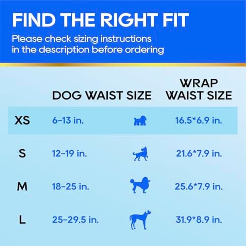 HONEY CARE All-Absorb A27 Male Dog Wrap, 50 Count, Extra Small — view 2