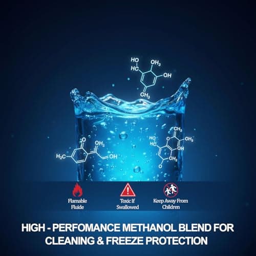 ABRO Windshield Washer Concentrate - 473ml, 2-in-1 All-Season Cleaner & Anti-Freeze, Up to -25°F (-31.5°C) Freeze Protection, Streak-Free Cleaning, Bug and Tar Removal — view 2