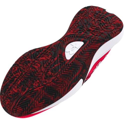 Under Armour Unisex-Adult Lockdown 7 Sneaker, (600) Red/Black/Red, 11.5 Women/10 Men — view 2