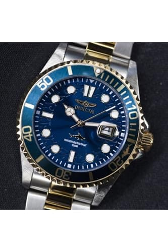 Invicta Mens Pro Diver Quartz Watch, Two Tone, 30021 — view 4