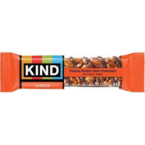 KIND Healthy Snacks Bars, Peanut Butter Dark Chocolate, Gluten Free, Low Sodium Snacks, 7g Protein, 12 Count — view 6