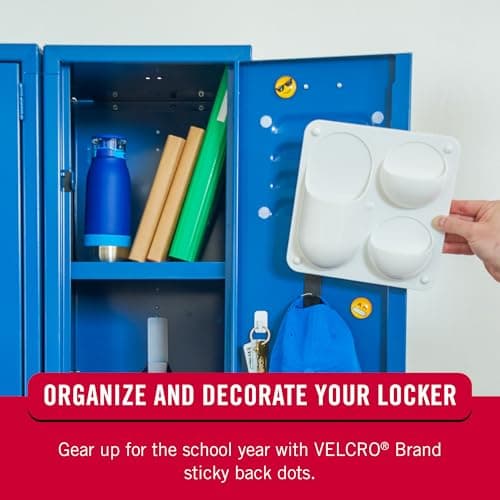 VELCRO Brand Dots with Adhesive Black | 200 Pk | 3/4" Circles | Sticky Back Round Hook and Loop Closures for Organizing, Arts and Crafts, School Projects — view 3